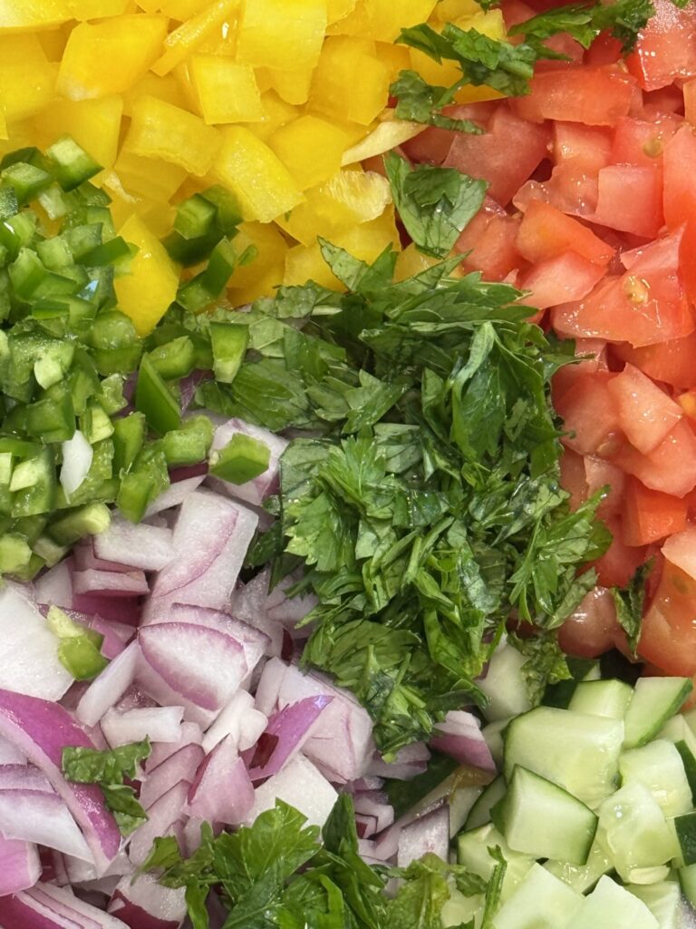 Salad ingredients