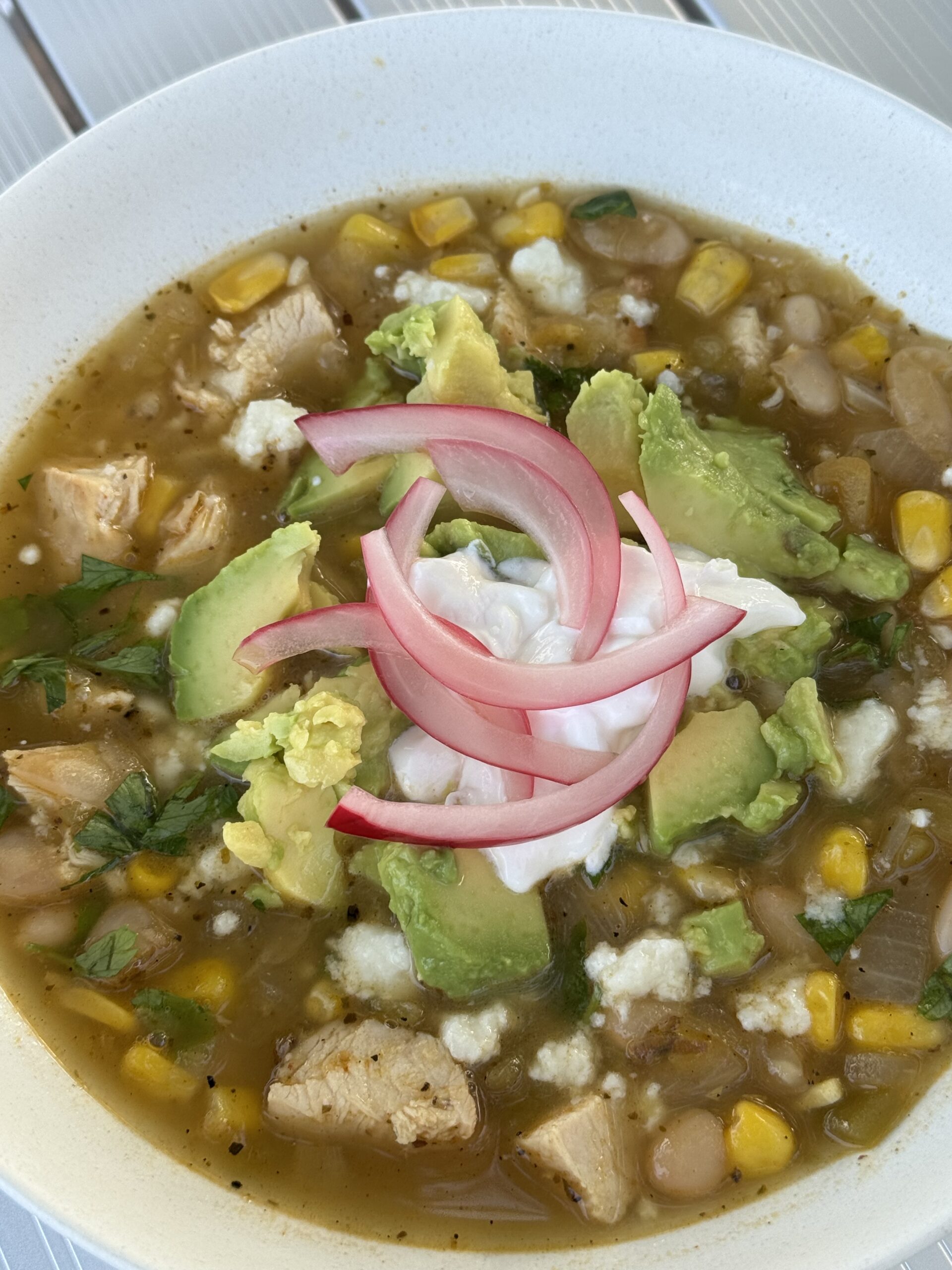 Healthy White Chicken Chili