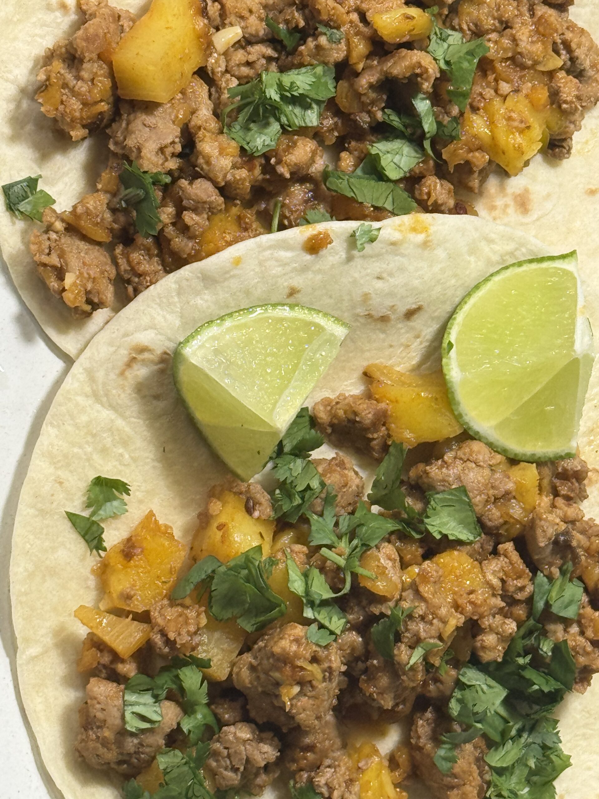 Spicy Pork and Pineapple Tacos