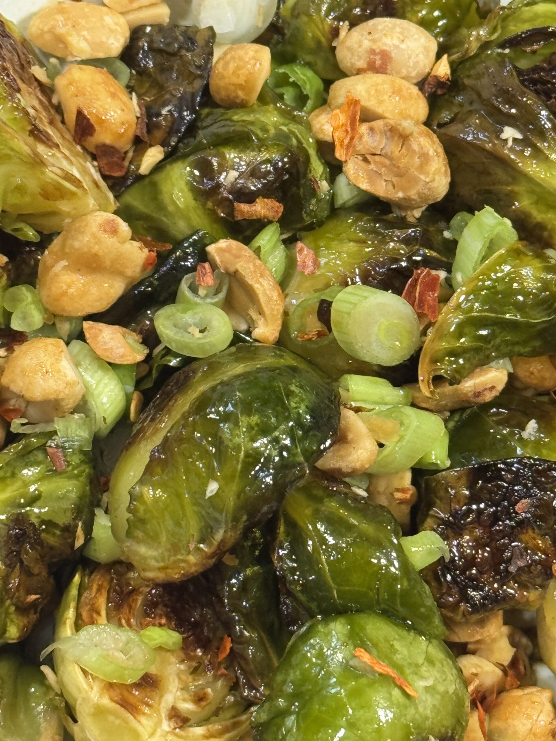 Sweet and Spicy Brussels Sprouts