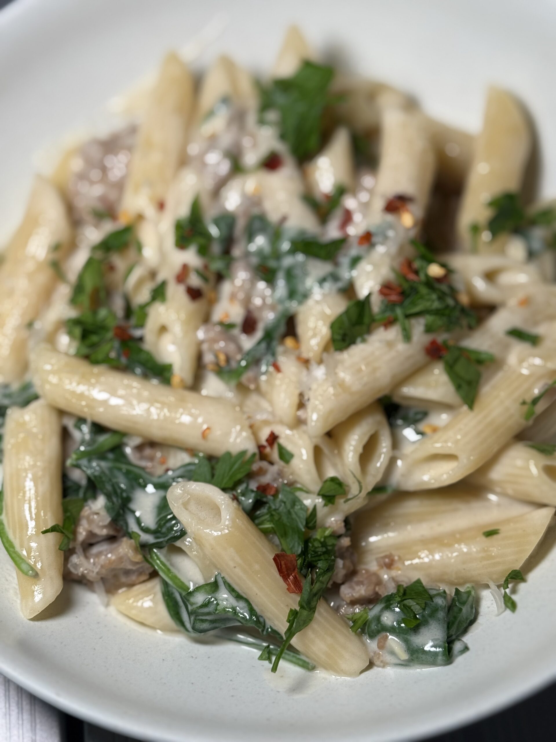 Creamy Sausage Penne Pasta